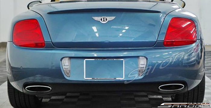 Custom Bentley GTC  Convertible Rear Bumper (2005 - 2010) - $890.00 (Part #BT-009-RB)